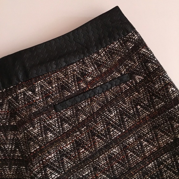 Trina Turk Tweed and Black Leather Shorts - Picture 15 of 15